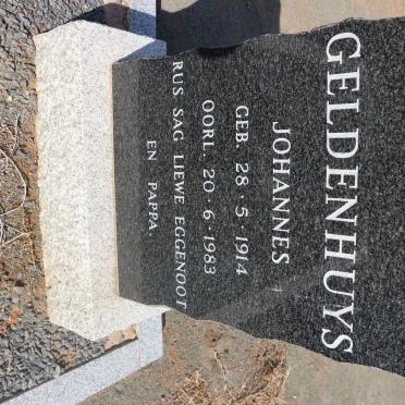 GELDENHUYS Johannes 1914-1983