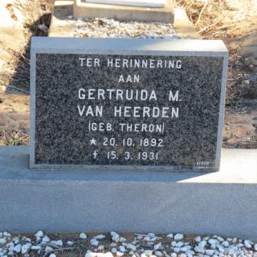 HEERDEN Gertruida M., van nee THERON 1892-1931