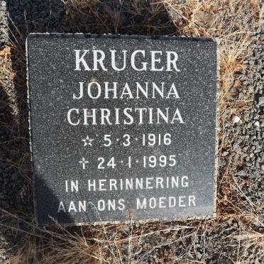 KRUGER Johanna Christina 1916-1996