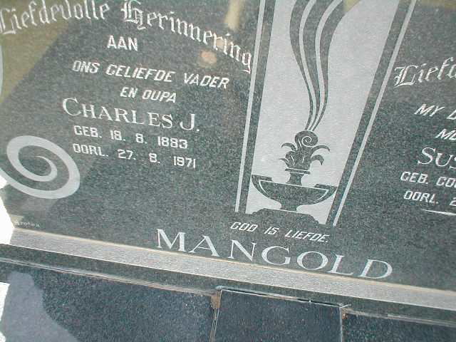 MANGOLD Charles J. 1883-1971