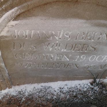 WILDERS Johannis Bernardus 1834-1909