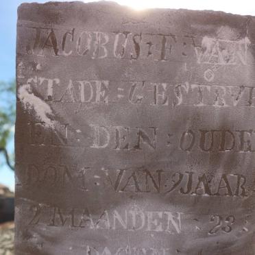 STADE Jacobus F., van