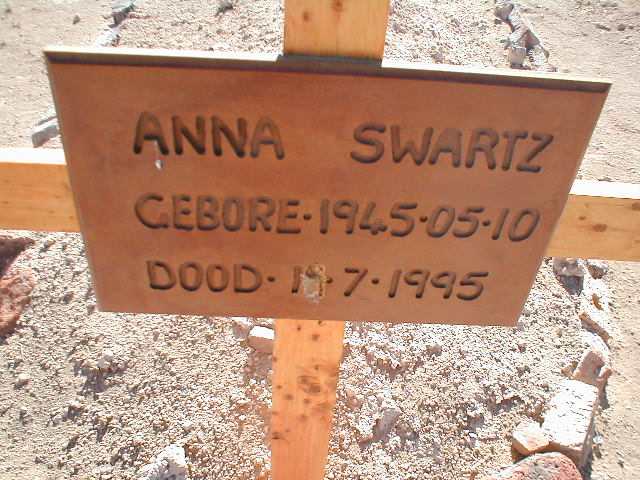 SWARTZ Anna 1945-1995