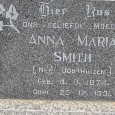 SMITH Anna Maria nee OOSTHUIZEN 1874-1951