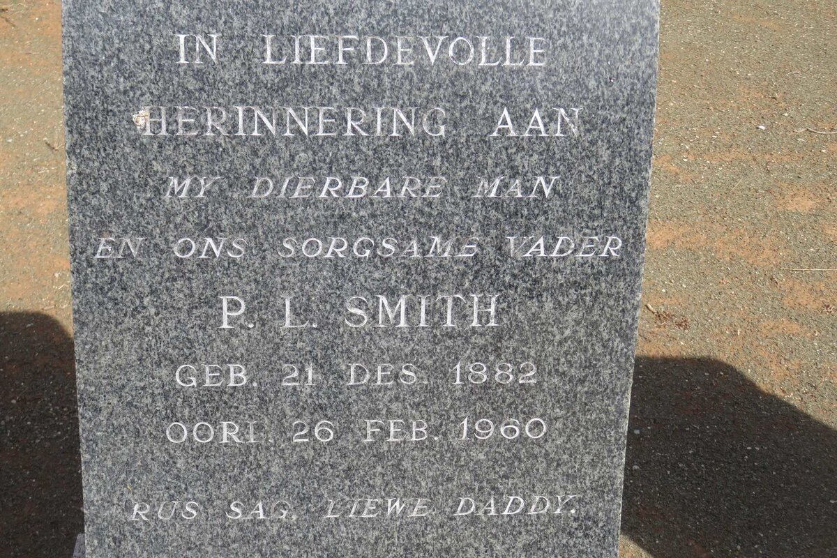 SMITH P.L. 1882-1960