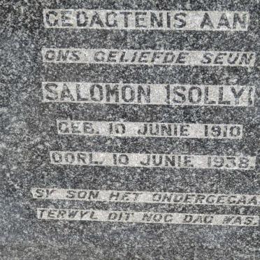 ? Salomon 1910-1938