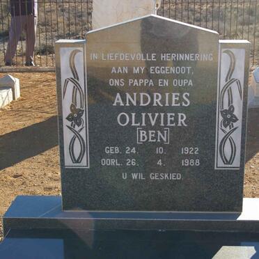 HUGO Andries Olivier 1922-1988