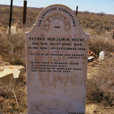 WIESE Petrus Benjamin 1848-1898