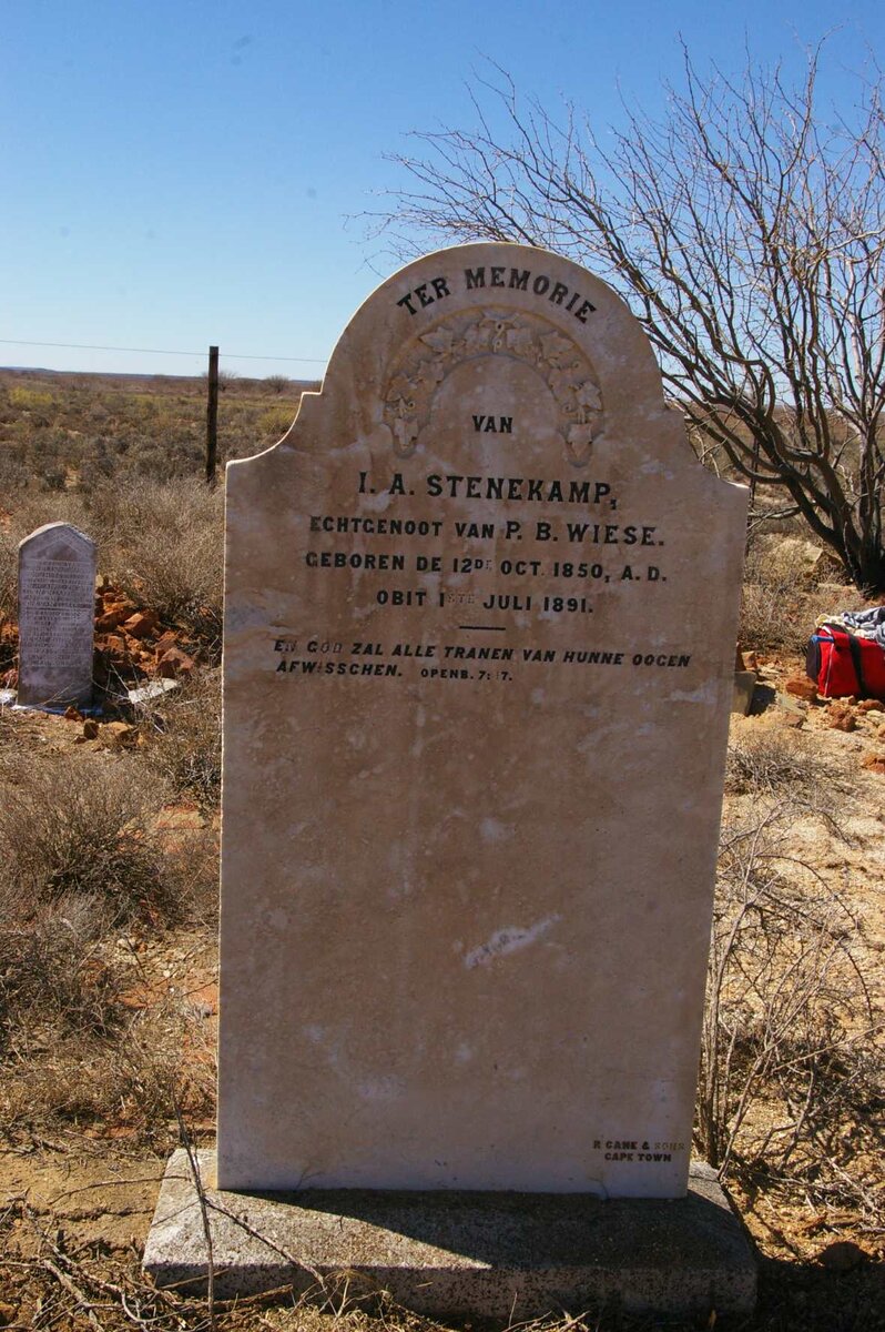 WIESE I.A. nee STENEKAMP 1850-1891