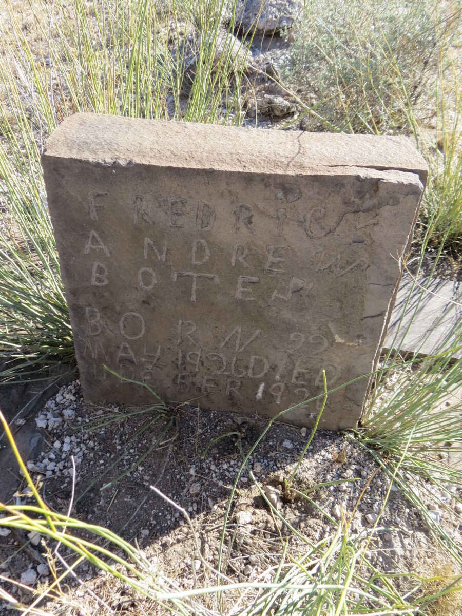 BOTES Fredrick Andrew 1926-1926