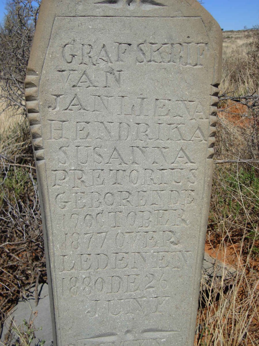 PRETORIUS Janliena Hendrika Susanna 1877-1880