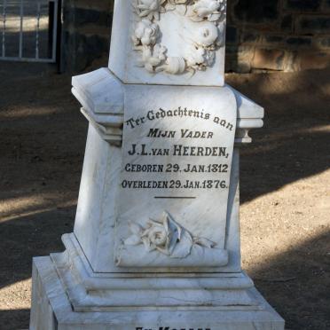 HEERDEN J.L., van 1812-1876 &amp; M.M. BARNARD 1814-1876