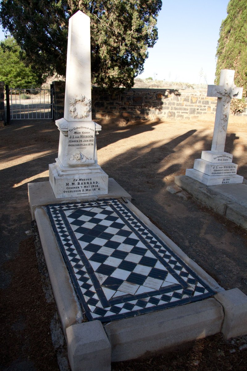 HEERDEN J.L., van 1812-1876 &amp; M.M. BARNARD 1814-1876