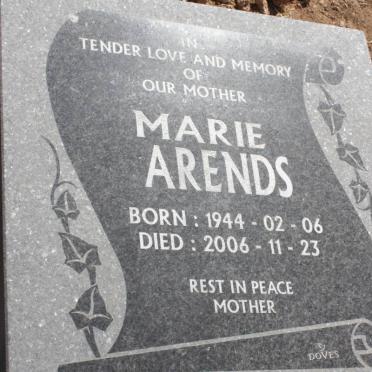 ARENDS Marie 1944-2006