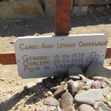 ONVERWAGHT Carol-Ann Levone 1979-2012