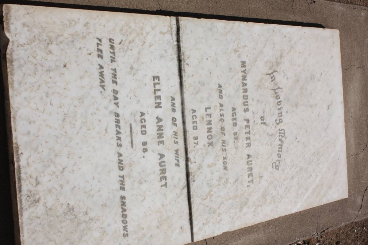 AURET Mynardus Peter &amp; Ellen Anne :: AURET Lennox