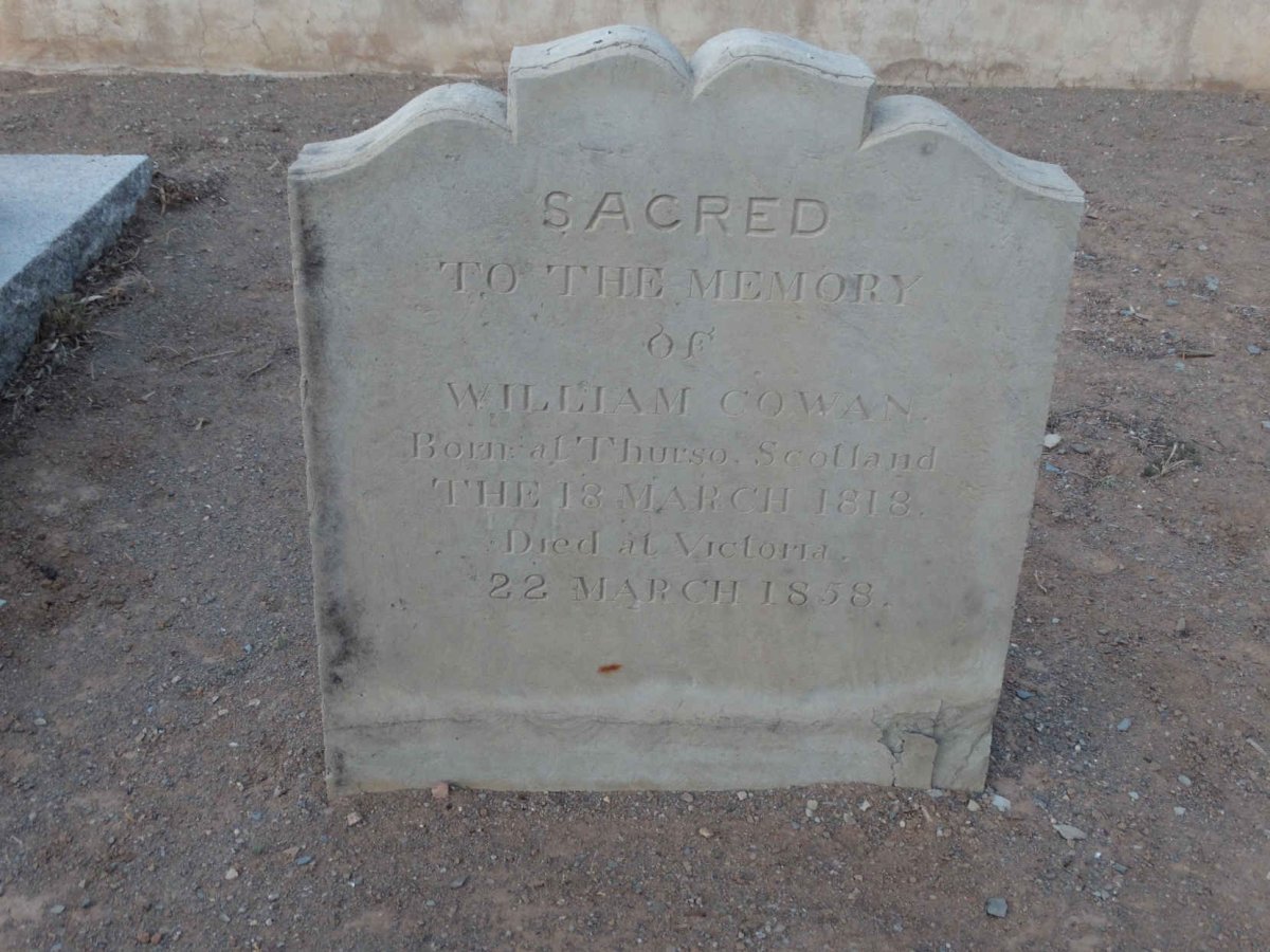 COWAN William 1818-1858