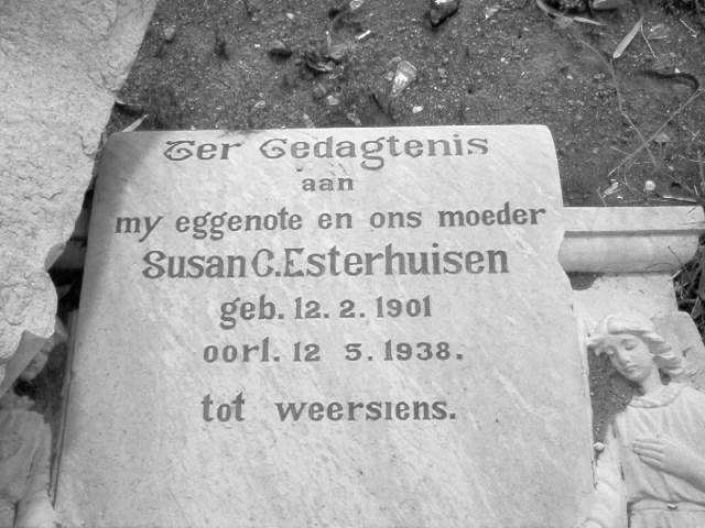 ESTERHUISEN Susan C. 1901-1938