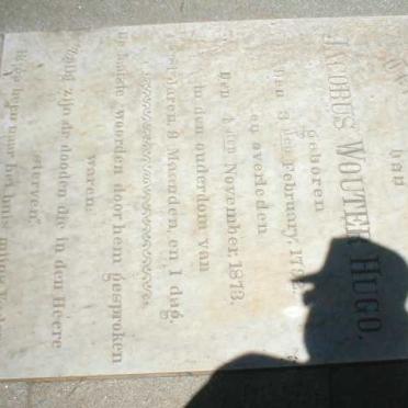 HUGO Jacobus Wouter 1792-1873 &amp; Magdalena Maria ROOS 1808-1896