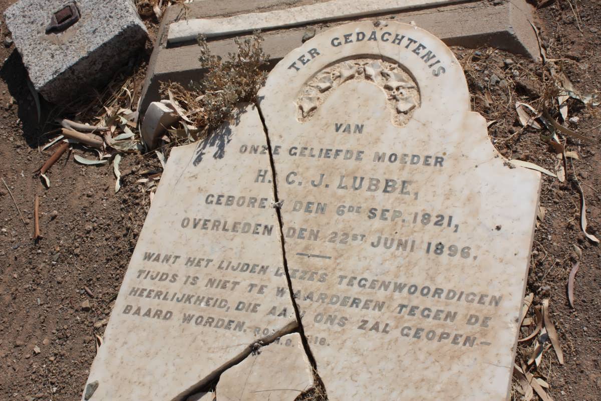 LUBBE H.C.J. 1821-1896