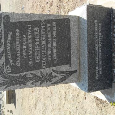 STEVENS Christina Jacomina 1904-1917