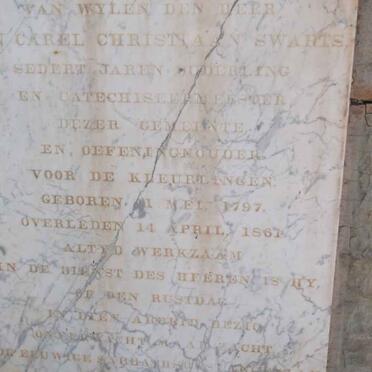 SWARTS Carel Christiaan 1797-1861