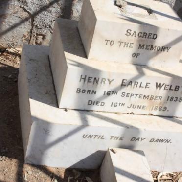 WELBY Henry Earle 1839-1869