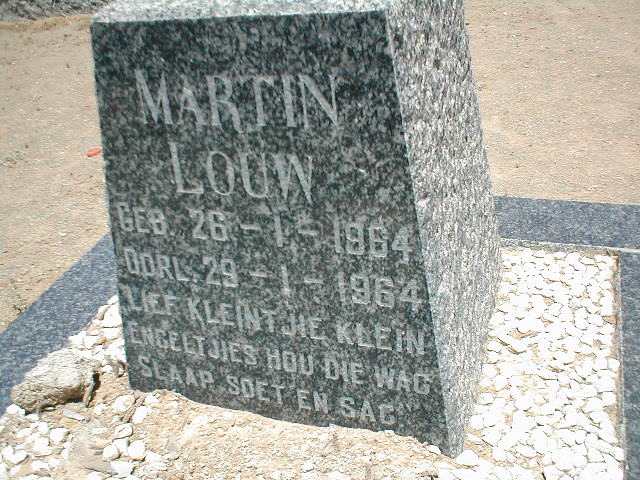 LOUW Martin 1964-1964