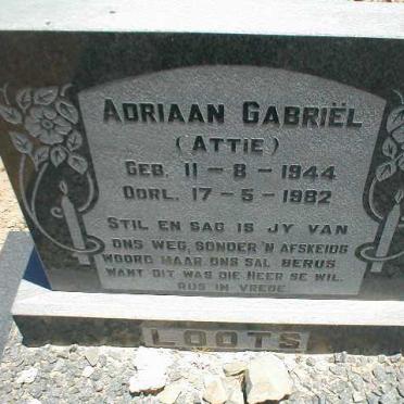 LOOTS Adriaan Gabriël 1944-1982