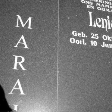 MARAIS Lenie 1907-1999