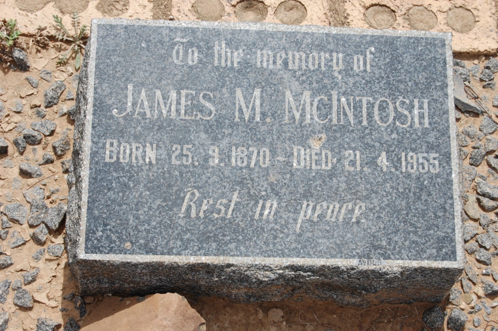 MCINTOSH James M. 1870-1955