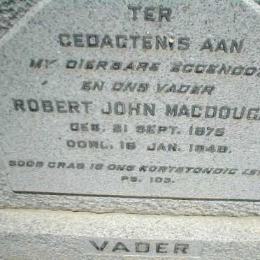 MACDOUGAL Robert John 1875-1948