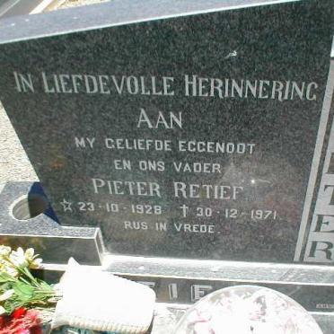 RETIEF Pieter 1928-1971