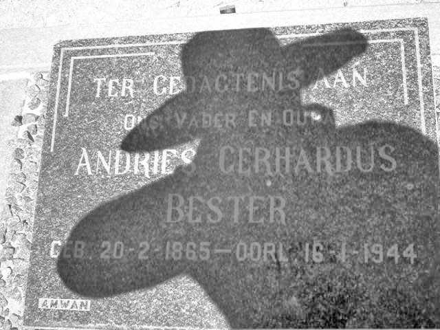 BESTER Andries Gerhardus 1865-1944