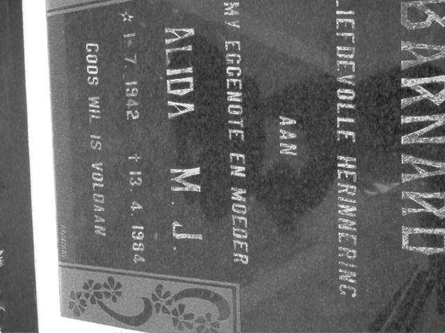 BARNARD Alida M.J. 1942-1984