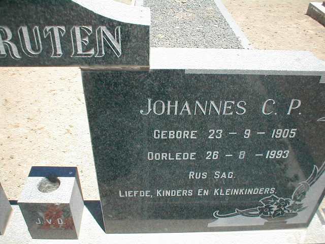 DRUTEN Johannes C.P., van 1905-1993