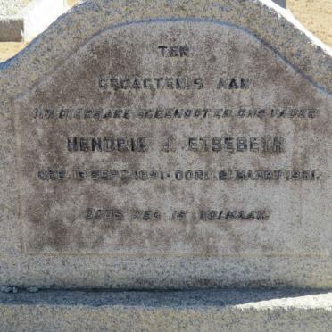 ETSEBETH Hendrik J. 1891-1951