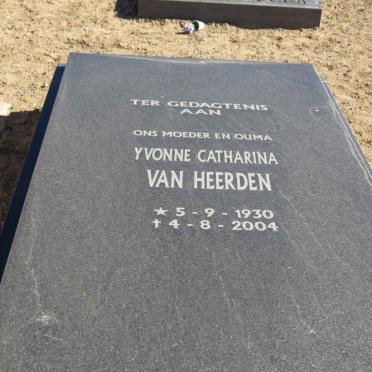 HEERDEN Yvonne Catharina, van 1930-2004