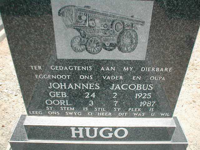 HUGO Johannes Jacobus 1925-1987