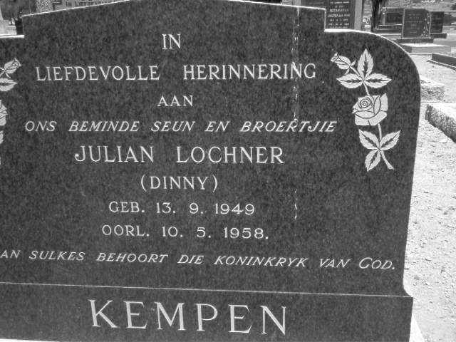 KEMPEN Julian Lochner 1949-1958