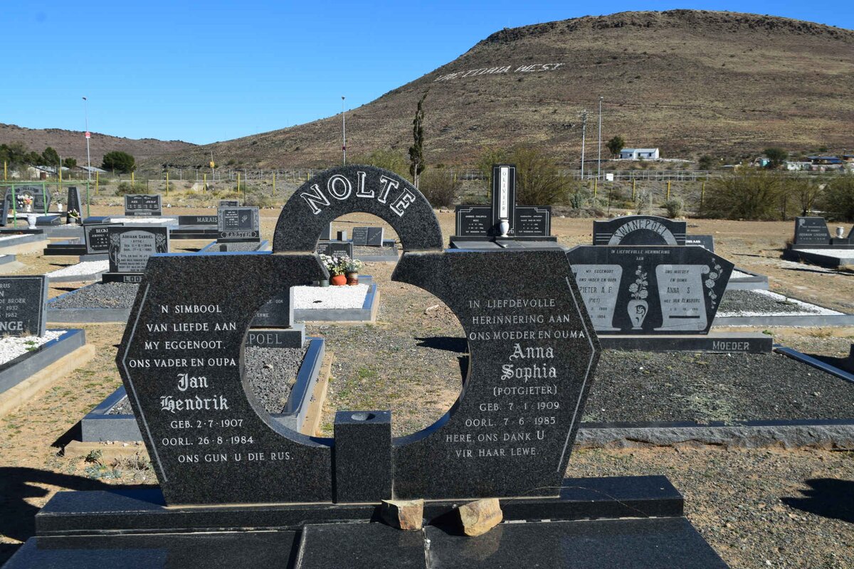 NOLTE Jan Hendrik 1907-1984 &amp; Anna Sophia POTGIETER 1909-1985