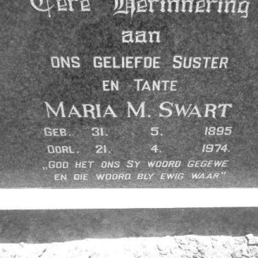 SWART Maria M. 1895-1974