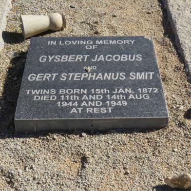 SMIT Gysbert Jacobus 1872-1944 :: SMIT Gert Stephanus 1872-1949