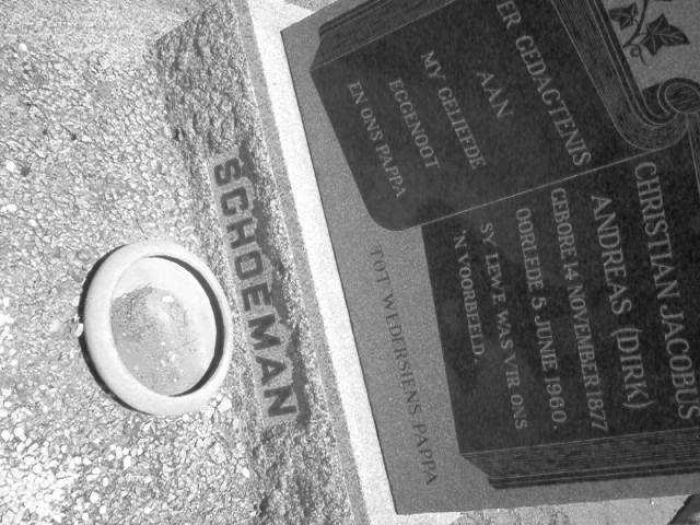 SCHOEMAN Christiaan Jacobus Andreas 1877-1960