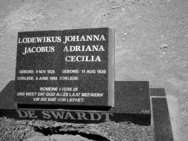 SWART Lodewikus Jacobus, de 1928-1996 &amp; Johanna Adriana Cecilia 1930-