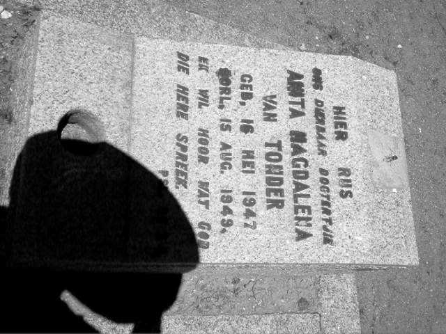 TONDER Anita Magdalena, van 1947-1949