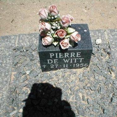 WITT Pierre, de  -1956