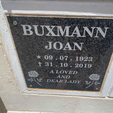 BUXMAN Joan 1923-2019