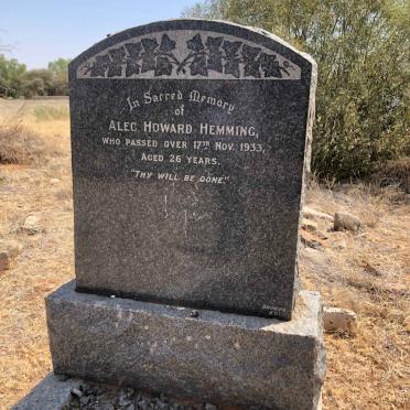 HEMMING Alec Howard -1933