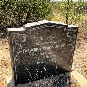 ZYL Frederick Petrus Johannes, van 1880-1947